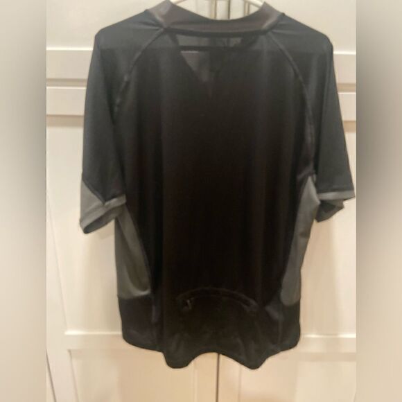 The North Face Cycling 1/4 Zip Pullover Sz XL Vaporwick Black Gray Back Pocket - Picture 7 of 12